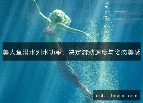 美人鱼潜水划水功率，决定游动速度与姿态美感